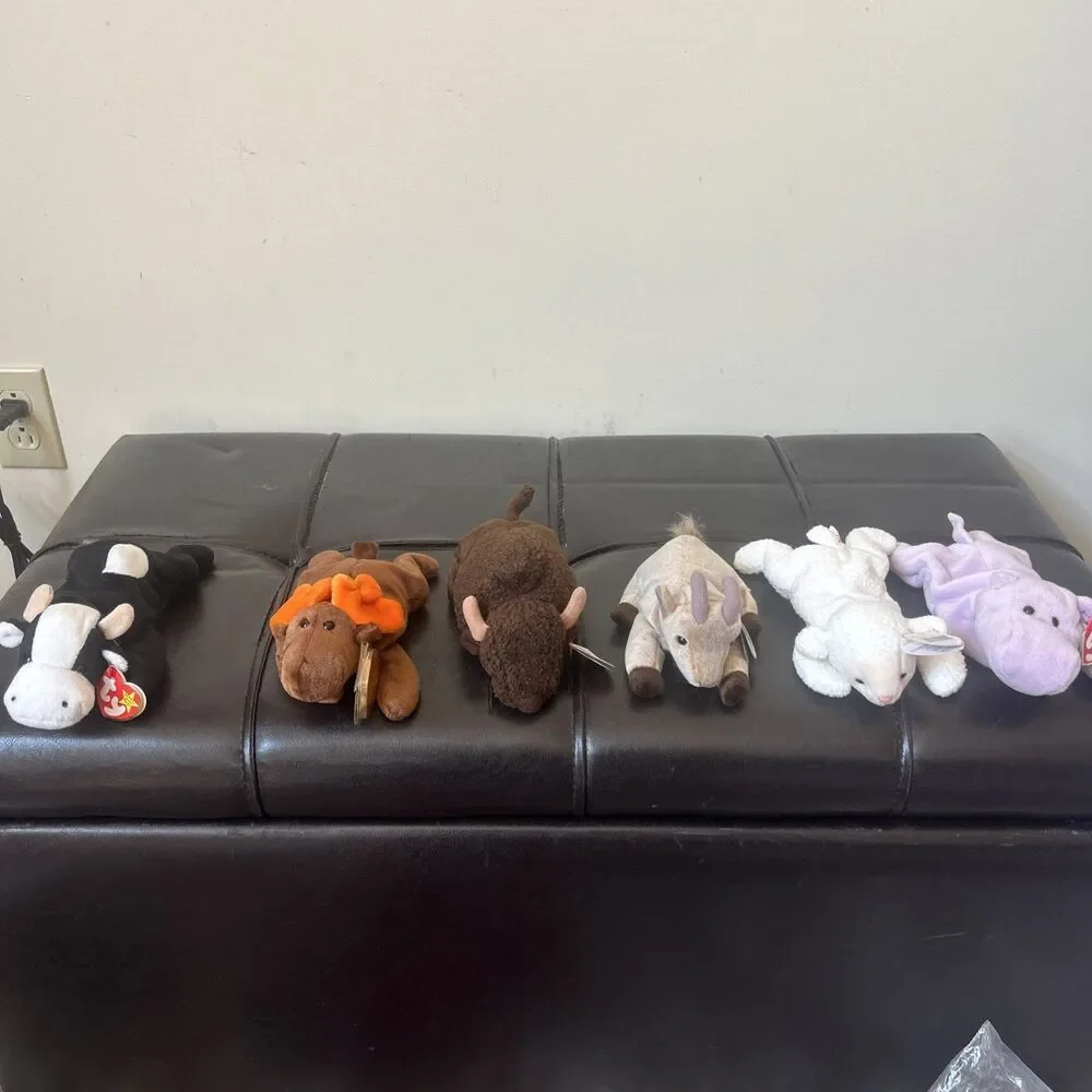 Ty Halloweenie Beanies 1990’s Retired Rare Teenie Beanie Plush Lot Of 6 Lot #5